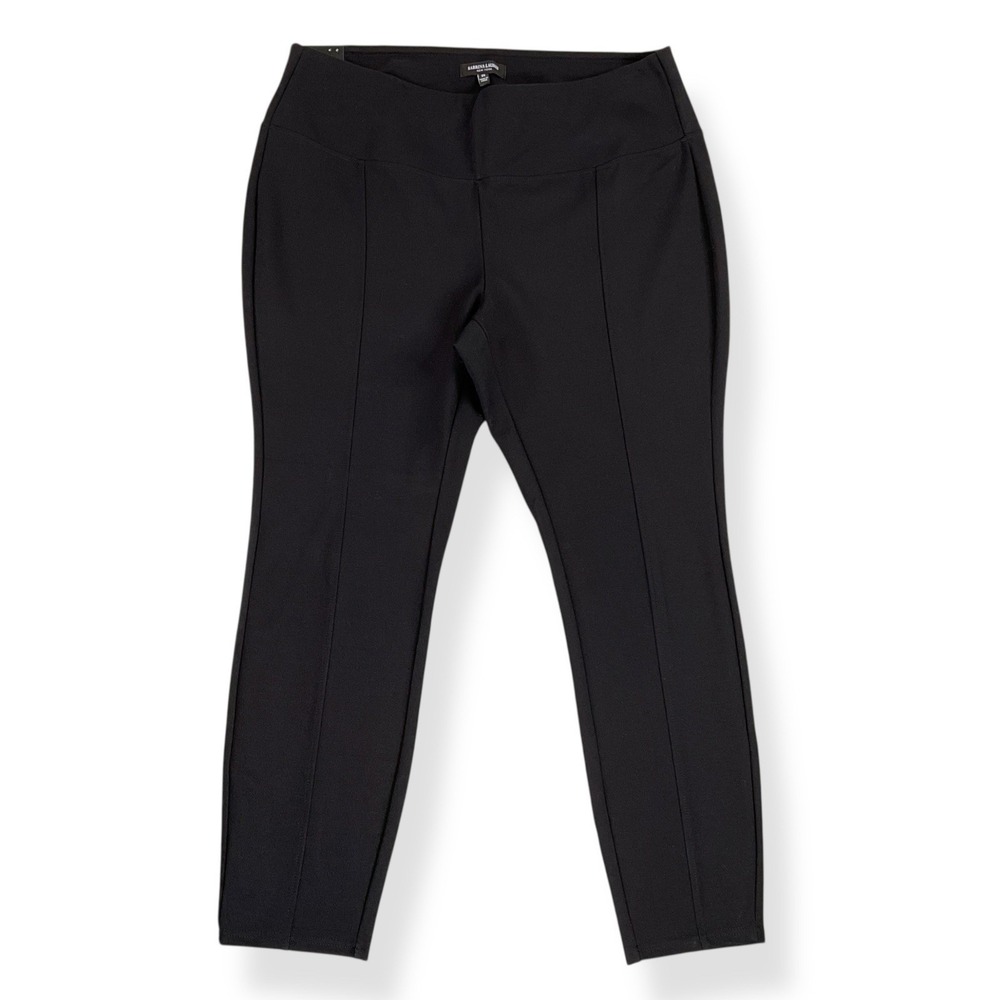 Sabrina Lauren Pants Women 2X Black Ponte Skinny Pull On Legging Ultra Soft NWT